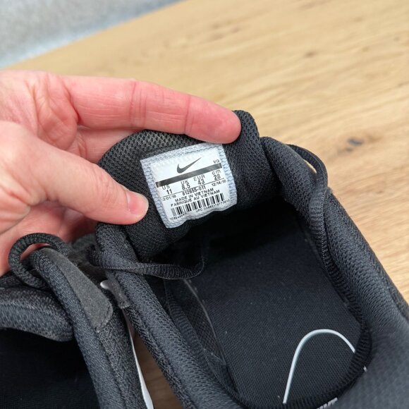 Nike Womens Tanjun Running Shoe Size 11 White Black Active Athletic 812655 - Picture 8 of 12